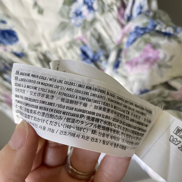 abercrombie fitch Womens Floral Strapless Dress Size Small - Picture 6 of 9